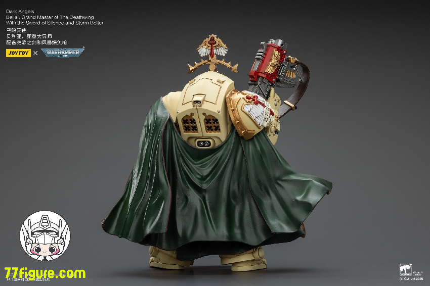 【予約商品】ジョイトイ JoyToy Source 1/18 『ウォーハンマー40K』ダーク エンジェル ベリアル デスウィングのグランドマスター 沈黙の剣とストームボルター付き 塗装済み可動フィギュア