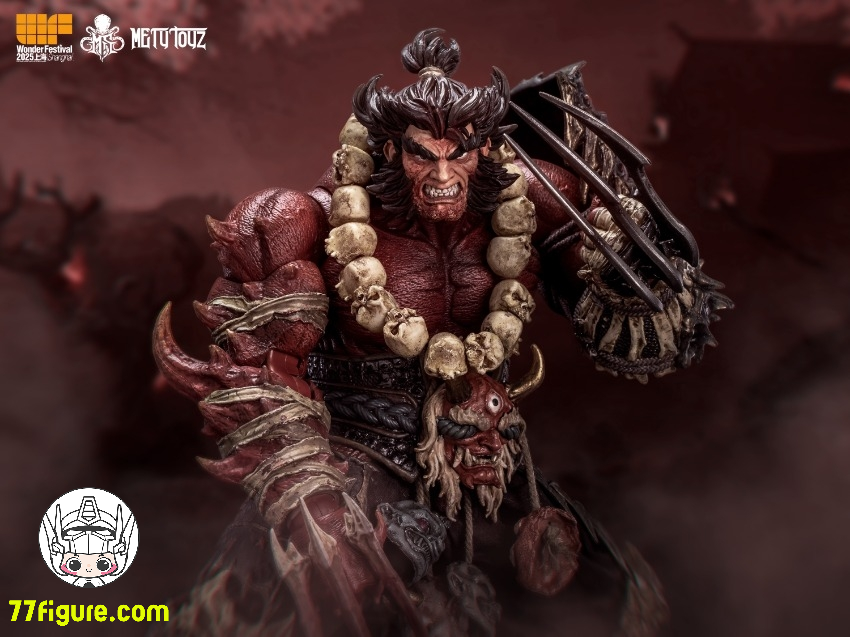 【予約商品】Mety Toyz 1/10  鬼滅修羅  滝川 紅鬼武士 WF2025 限定版 塗装済み可動フィギュア