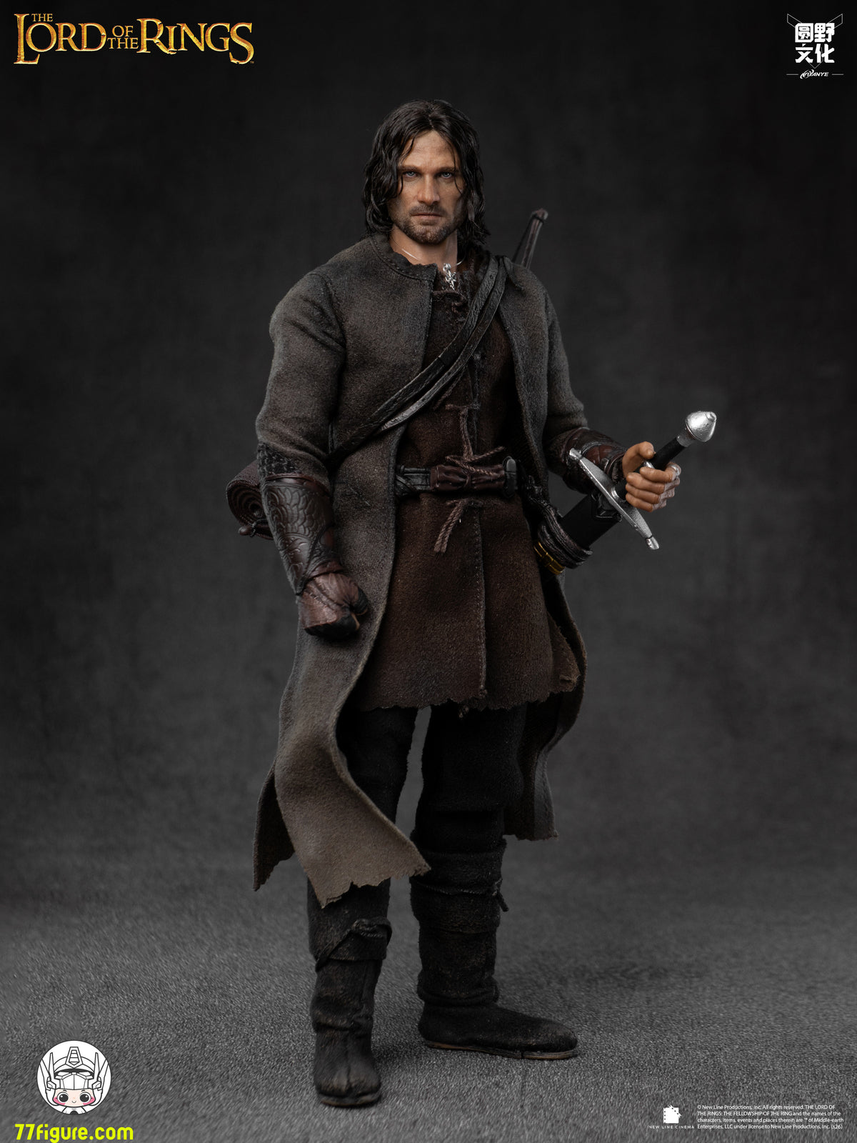 【予約商品】Round Culture X Nottaa Collection 1/12 『ロード・オブ・ザ・リング／二つの塔』 アラゴルン コレクターズ版 塗装済み可動フィギュア