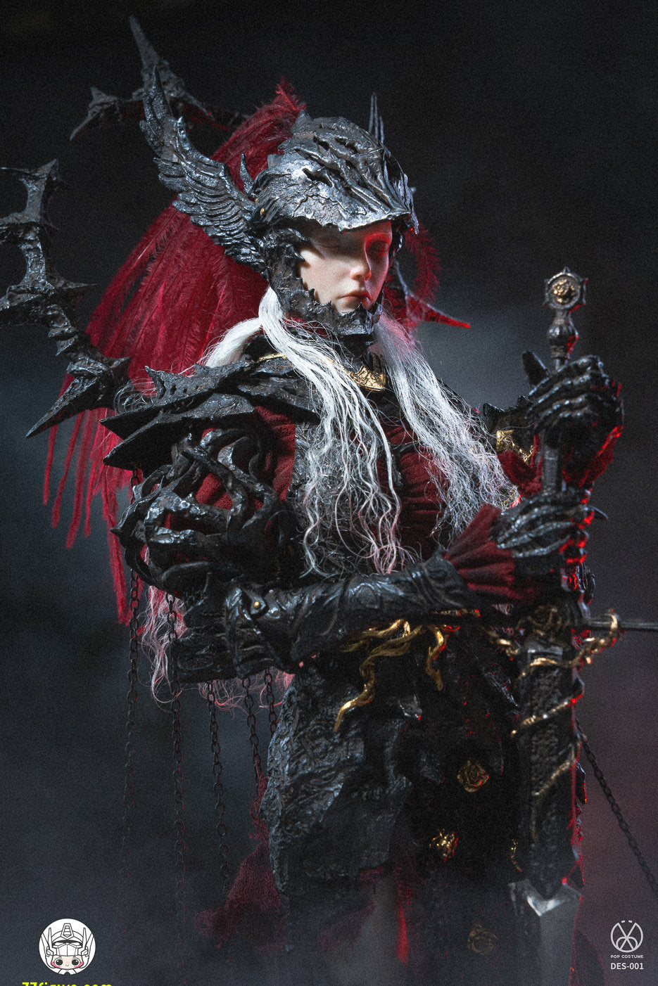 【予約商品】POP COSTUME 1/6 薔薇の騎士 荊棘の王冠 DES-001 塗装済み可動フィギュア
