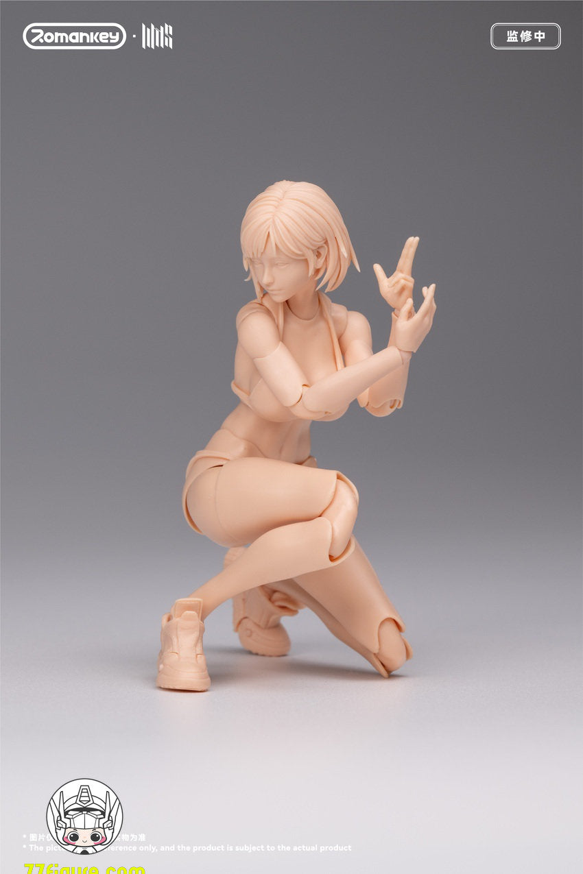 【予約商品】Romankey 1/12 UMS004 Mia 無塗装Ver. 可動女性素体