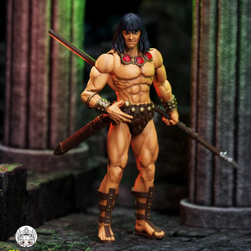 Boss Fight Studio 1/12 CTB005 コナン・ザ・バーバリアン 象の塔 ヤング・コナン＆ヤグ・コシャ 2体セット 塗装済み可動フィギュア