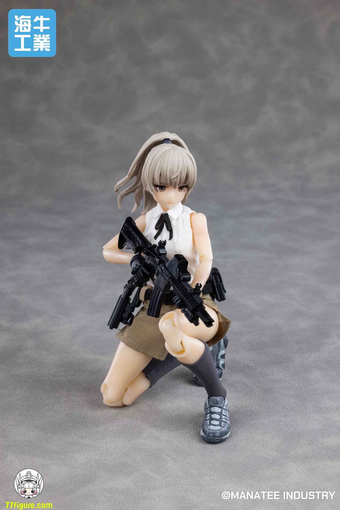 Manatee Industry 海牛工業 1/12 MI-02 デスクトップウォーズ アリサ 塗装済み可動フィギュア