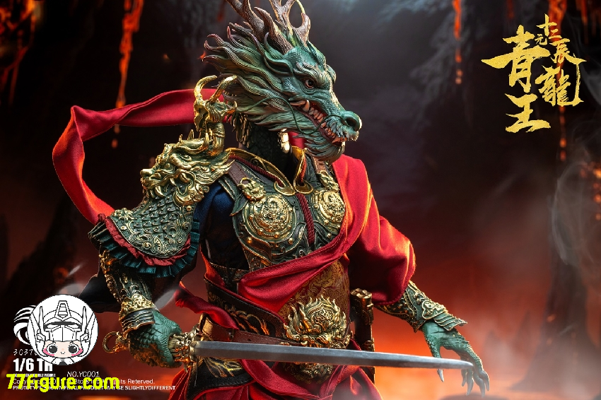 【予約商品】303TOYS 1/6 YC001 十二元辰 青龍王 塗装済み可動フィギュア