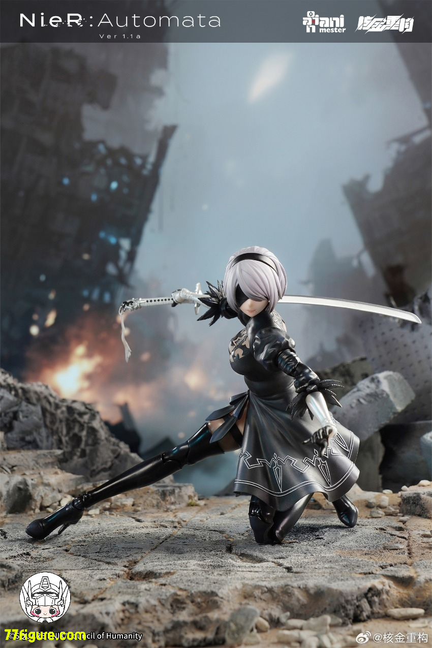 【先行販売】Animester & 核金重構 1/9 『ニーア オートマタ』ヨルハ二号B型 塗装済み可動フィギュア