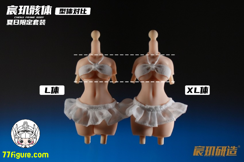 宸玑研造 1/12 ユニバーサル 女性素体 XLサイズ ブラックビキニ Ver.