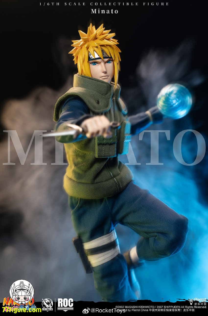 【予約受付終了】Rocket Toys 1/6 『NARUTO -ナルト-（疾風伝）』 波風 ミナト 黄色い閃光 Ver. 塗装済み可動フィギュア