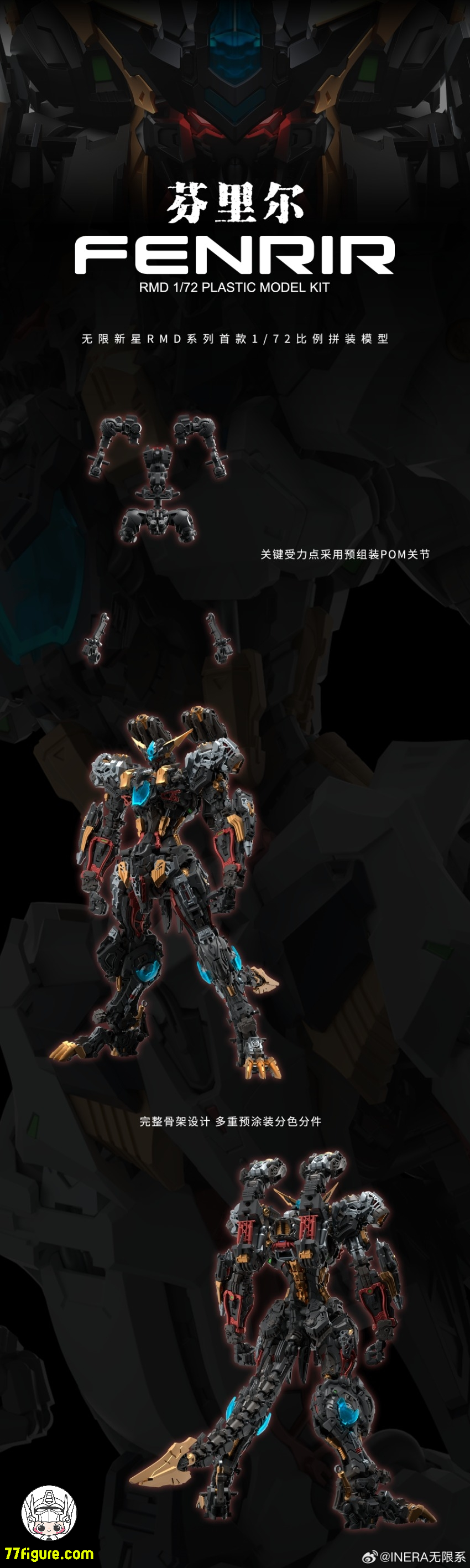 IN ERA+ 1/72 RMDシリーズ フェンリル プラモデル - 77figure.com IN ERA+ 1/72 RMDシリーズ フェンリル プラモデル - 77figure.com