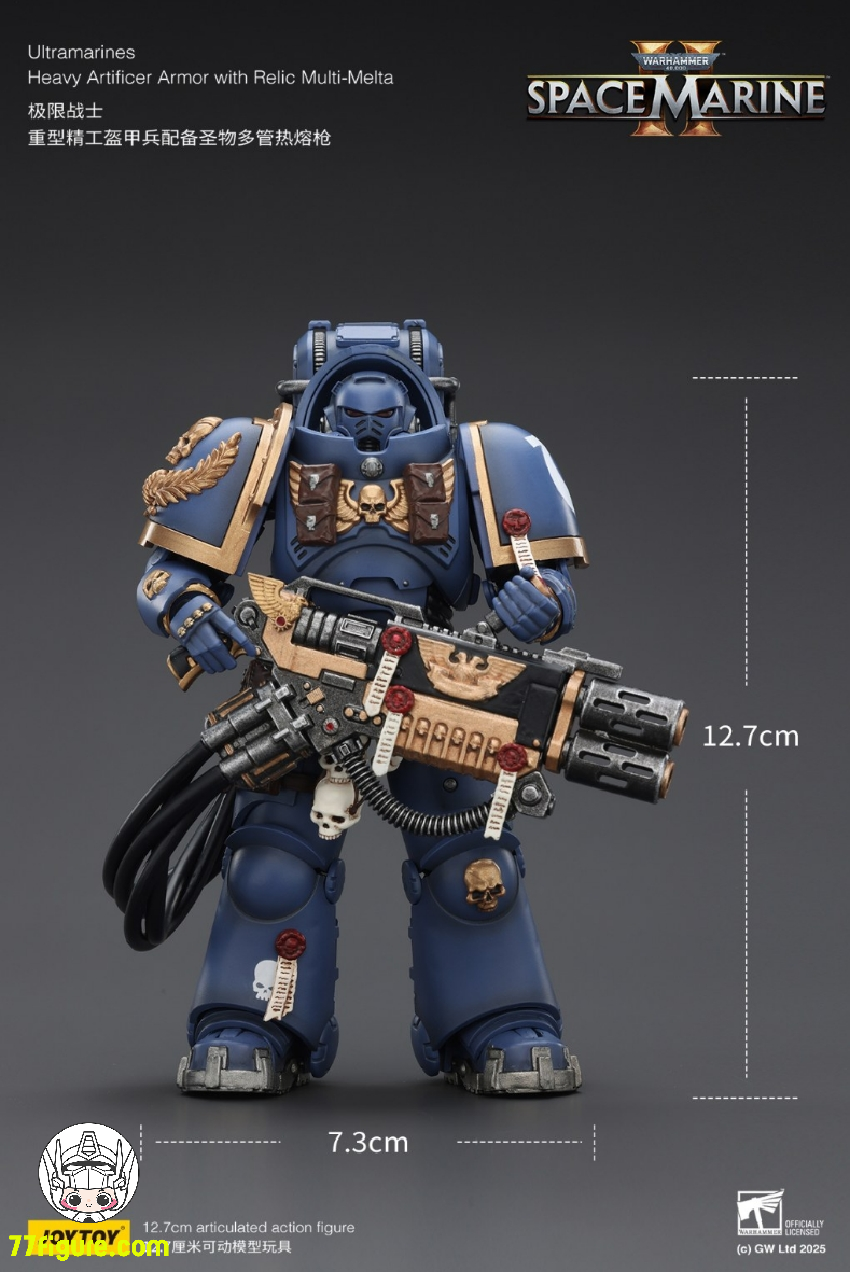 【予約商品】ジョイトイ JoyToy 1/18『ウォーハンマー40K』ウルトラマリーンズ ヘビー アーティファクター アーマー レリック マルチメルタ付き 塗装済み可動フィギュア
