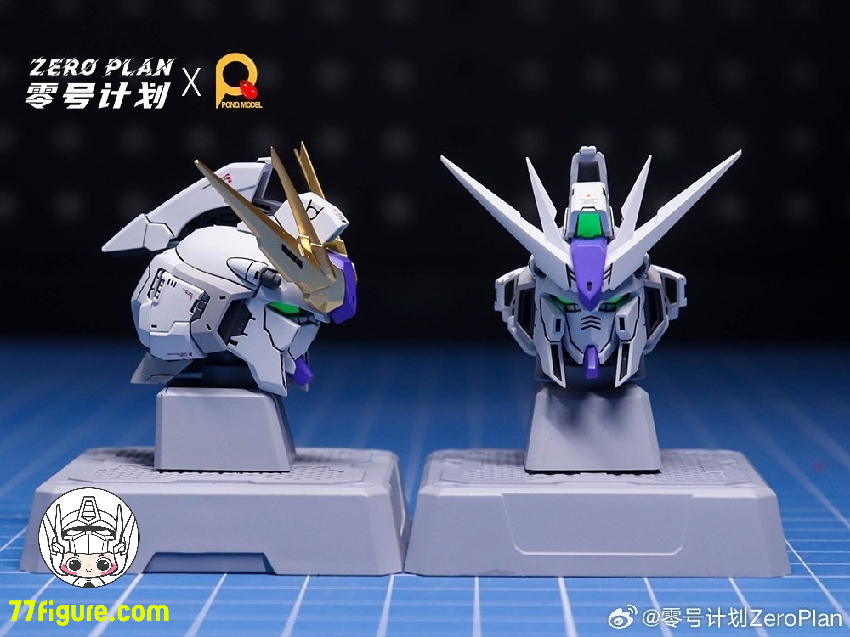 ZeroPlan x Ponq Model MG Hi-νガンダム用 ヘッド改造パーツ