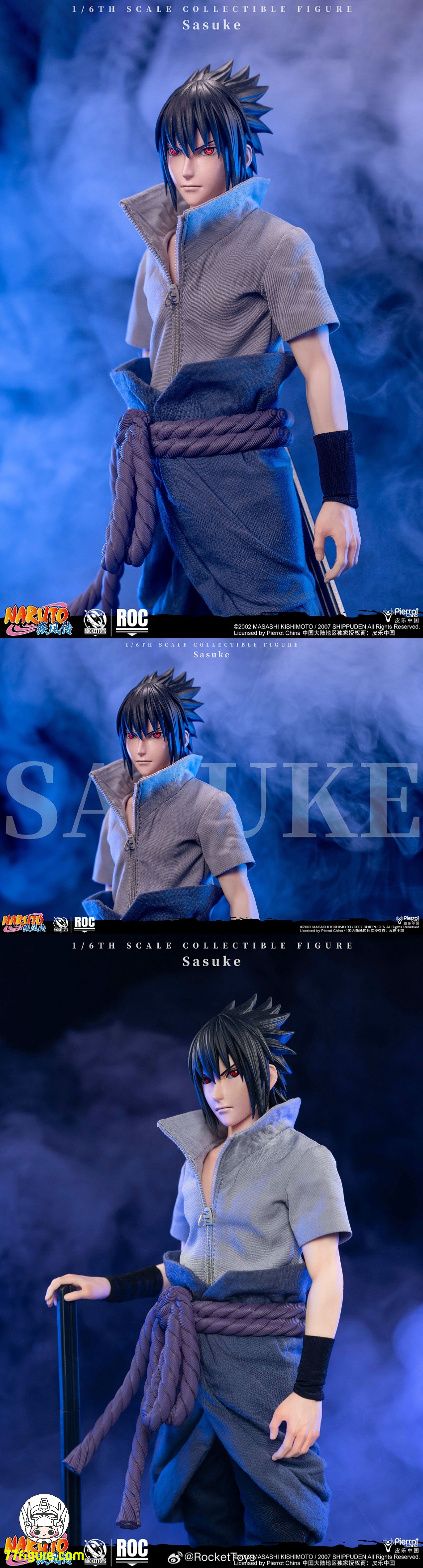 Rocket Toys 1/6 公式公認 『NARUTO -ナルト-』 うちは サスケ 豪華版