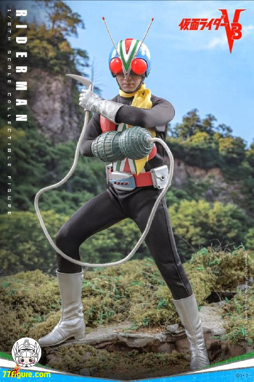 【予約商品】Hot Toys 1/6 TMS185 仮面ライダーV3 ライダーマン 塗装済み可動フィギュア