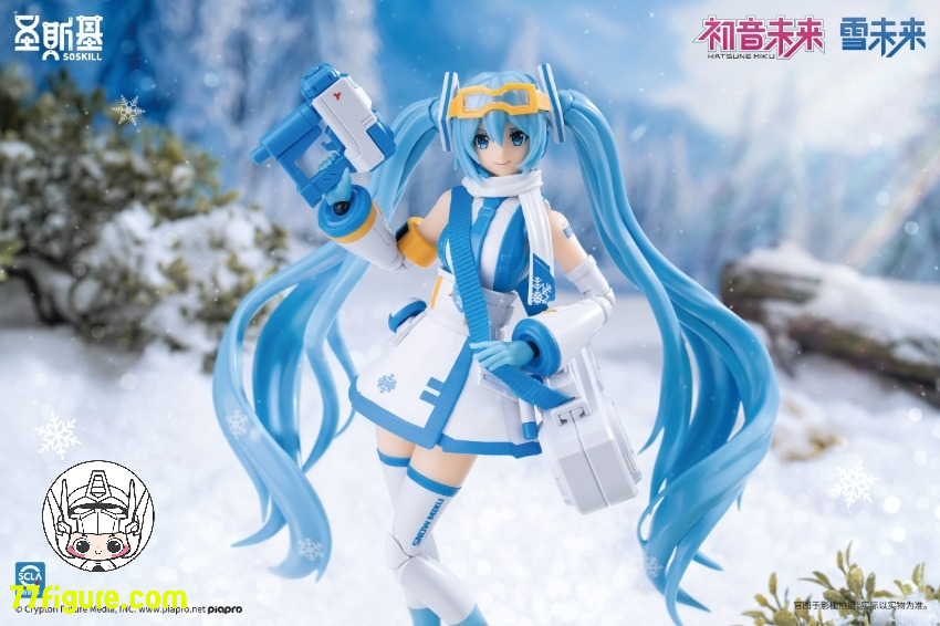 SOSKILL 初音ミク シリーズ 雪ミク プラモデル