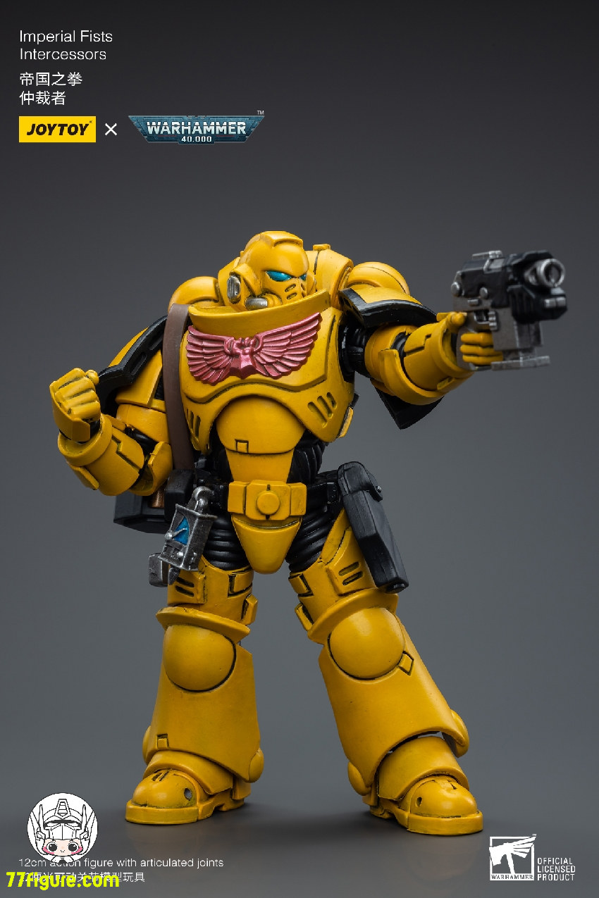 【品切れ】ジョイトイ JoyToy Source 1/18 『ウォーハンマー40K』インペリアルフィスト インターセッサーズ 塗装済み可動フィギュア