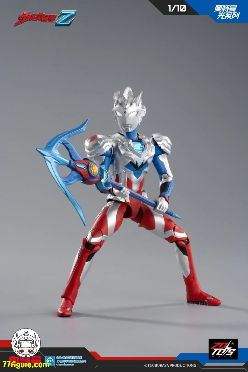 【先行販売】中動玩具 1/10 UL-A07 ウルトラマン ライト シリーズ ウルトラマン ゼット 塗装済み可動フィギュア