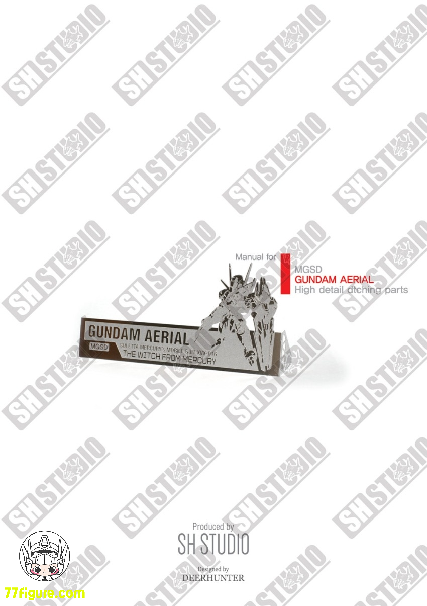 【予約商品】SH Studio MGSD XVX-016 エアリアル ガンダム用 メタル エッチング シート