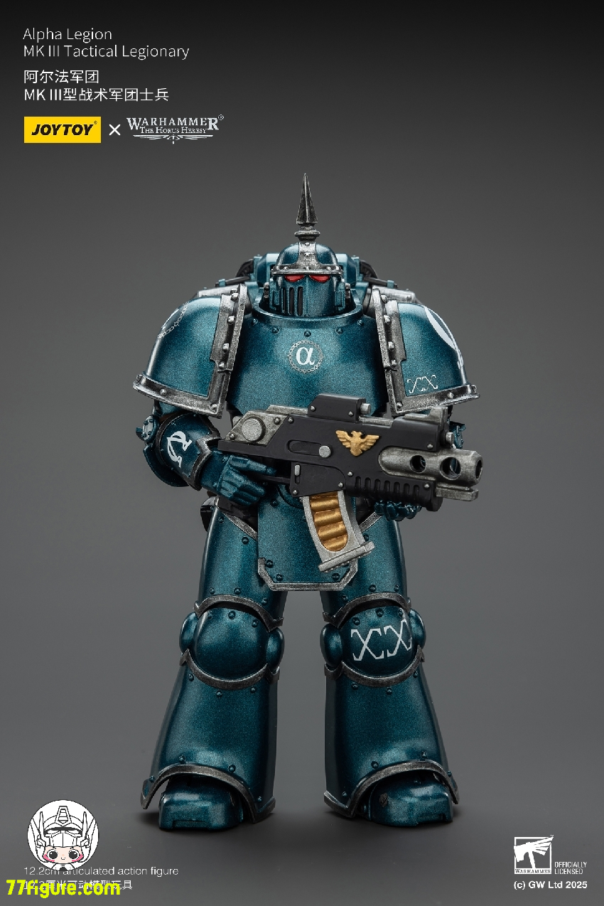 【予約商品】ジョイトイ JoyToy Source 1/18 『ウォーハンマー ホルスの異端』アルファ レギオン MK III タクティカル レギオナリー 塗装済み可動フィギュア
