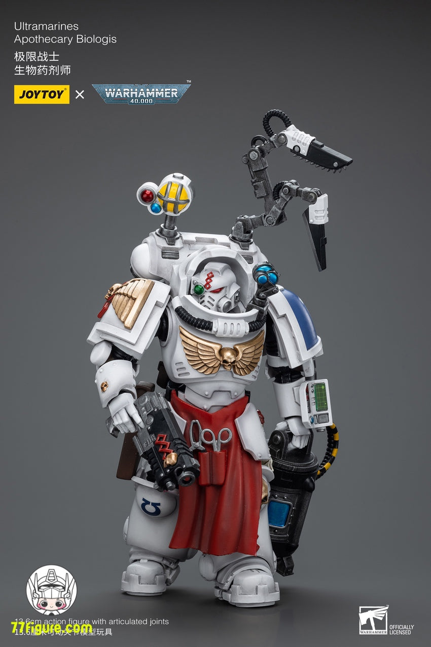 【品切れ】ジョイトイ JoyToy Source 1/18 『ウォーハンマー40K』 ウイトラマリンズ アポセカリー バイオロジス 塗装済み可動フィギュア