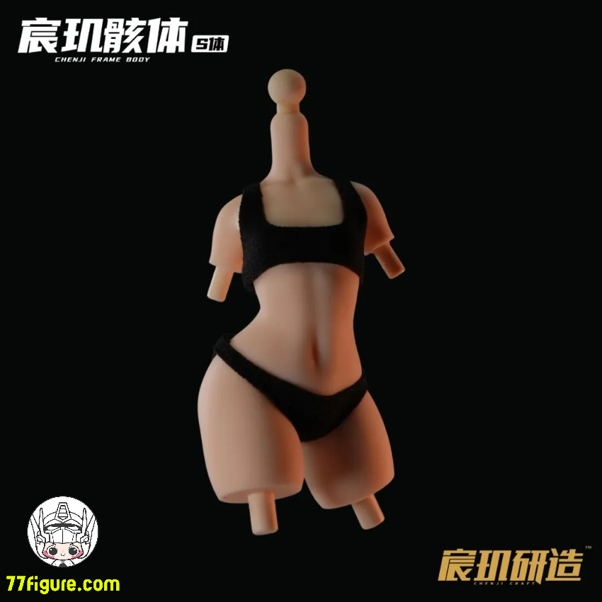 【予約商品】宸玑研造 1/12 ユニバーサル 女性素体 ブラックビキニ Ver.