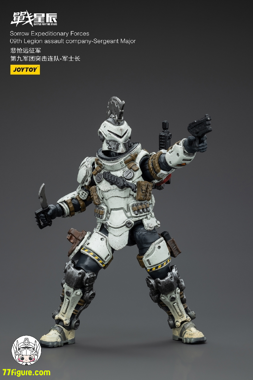 【品切れ】ジョイトイ JoyToy Source 暗源 1/18 『戦星辰』 悽愴たる遠征軍 第九軍団突撃中隊 曹長 塗装済み可動フィギュア