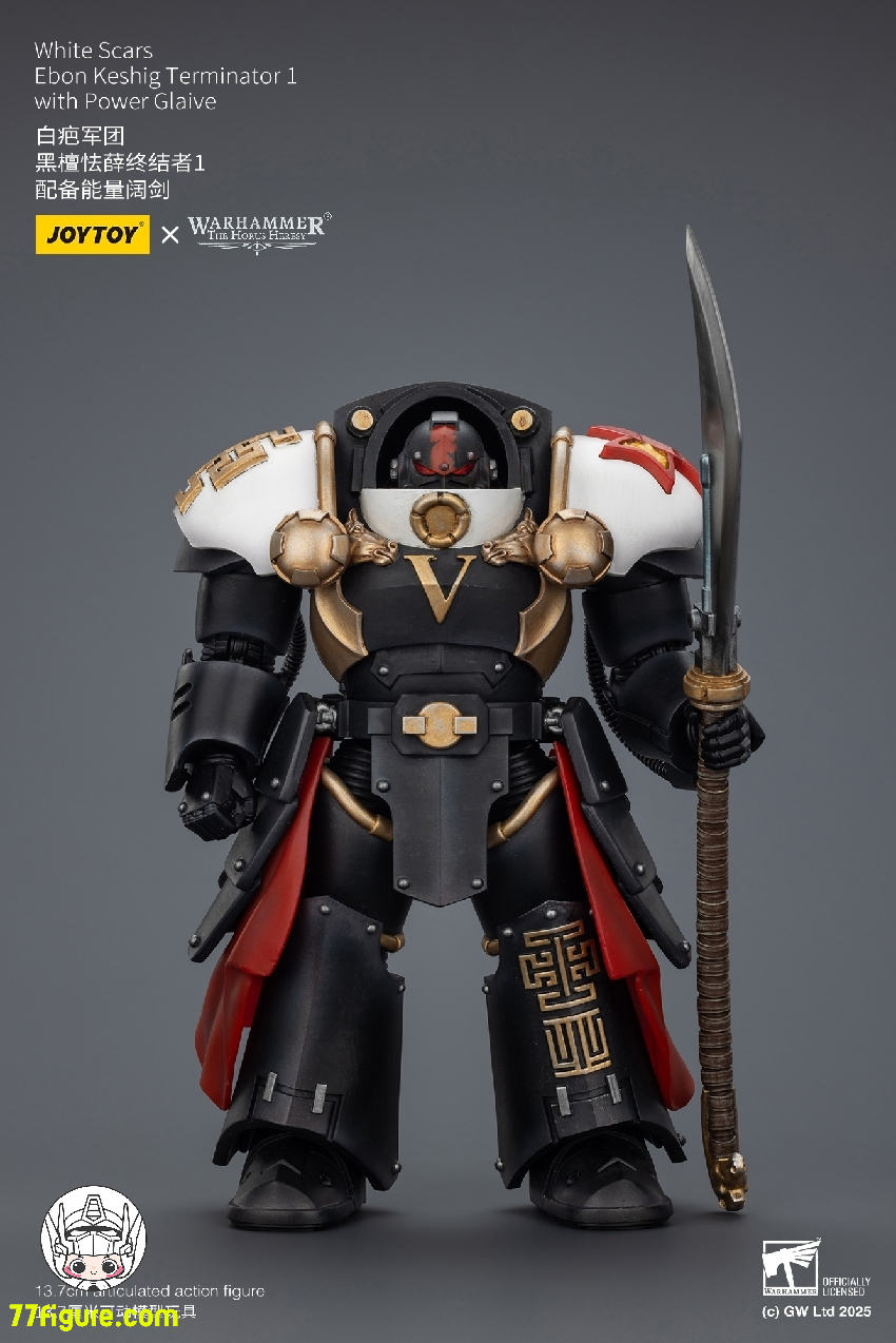 【予約商品】ジョイトイ JoyToy Source 1/18 『ウォーハンマー ホルスの異端』ホワイト スカーズ エボン ケシグ ターミネーター1 パワーグレイブ付き 塗装済み可動フィギュア