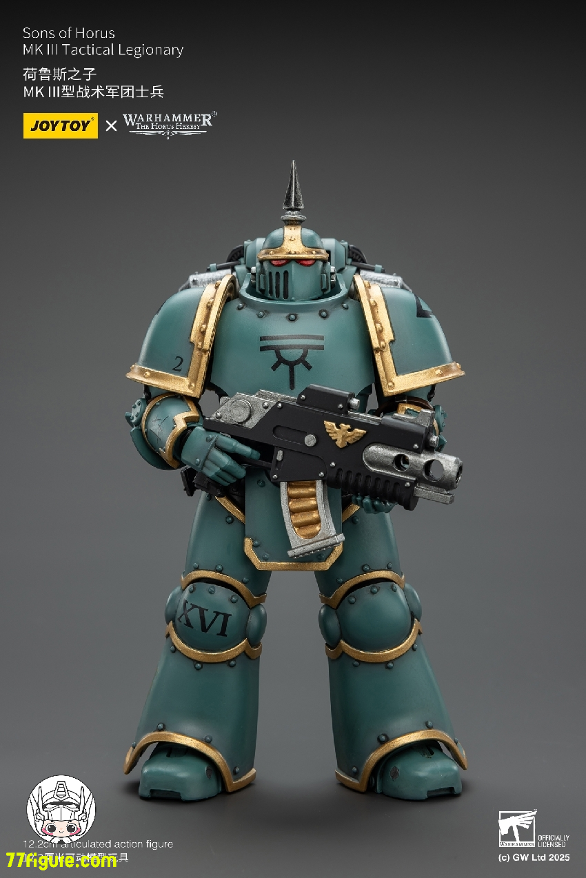 【予約商品】ジョイトイ JoyToy Source 1/18 『ウォーハンマー ホルスの異端』ホルスの息子たち MK III タクティカル レギオナリー 塗装済み可動フィギュア