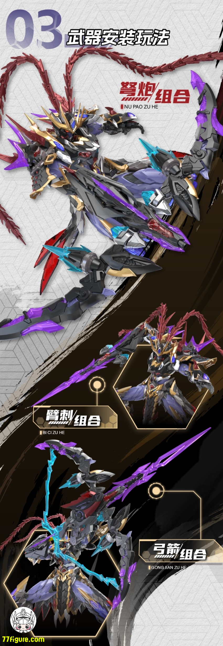 【予約商品】摩動核 Motor Nuclear MNP-XH15  揺光宮 破軍星君 呂布 プラモデル