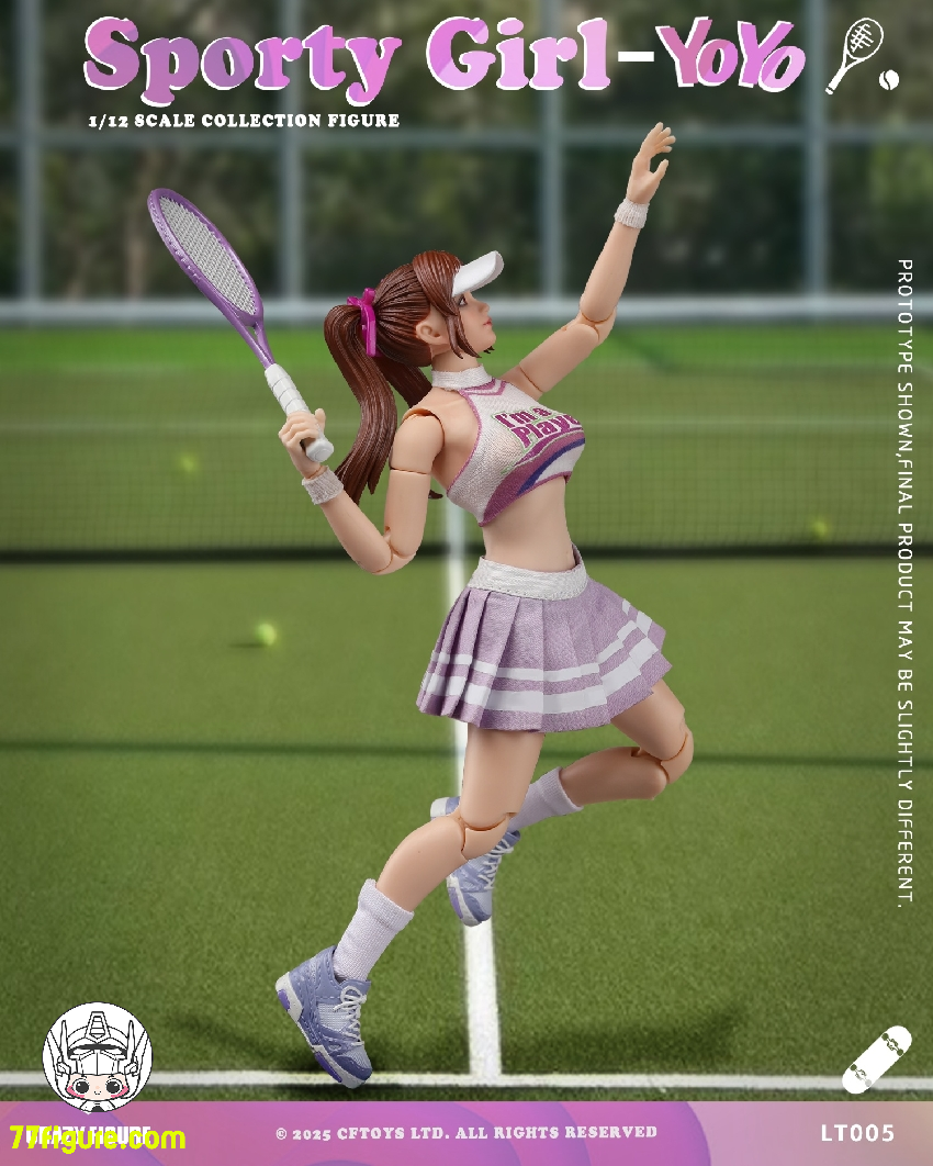 【予約商品】Crazy Figure 1/12 LT005 スポーティガール ヨーヨー 塗装済み可動フィギュア