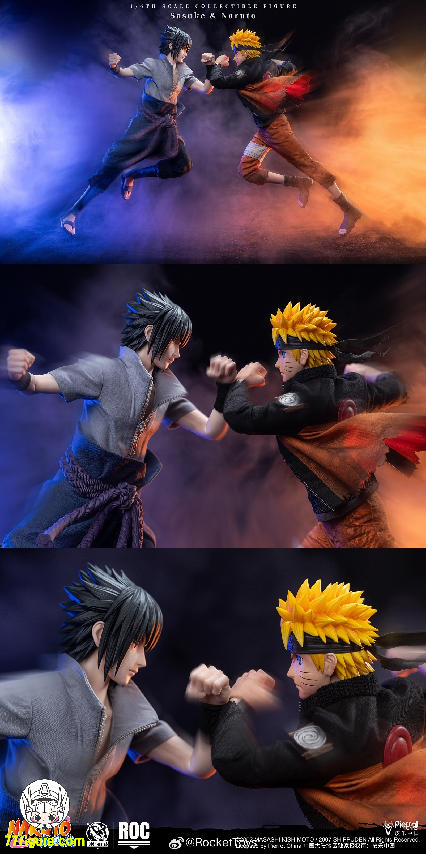 【予約受付終了】Rocket Toys 1/6 『NARUTO -ナルト-（疾風伝）』 うずまき ナルト バトル ダメージVer. 塗装済み可動フィギュア