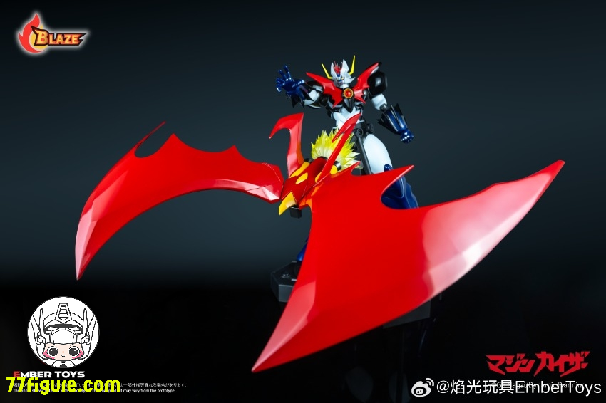 【予約商品】Ember Toys ブレイズ・マジンガー 魔神カイザー 原作版 塗装済み可動フィギュア