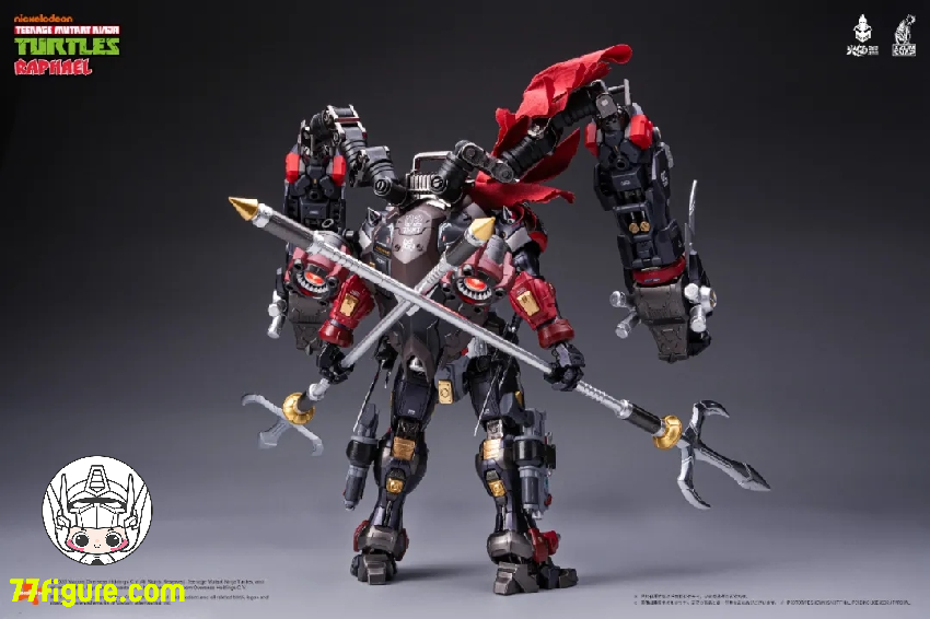 【予約商品】HEATBOYS HB0095 ティーンエイジ  ミュータント ニンジャ タートルズ 『TMNT 』ラファエロ 40周年記念版 塗装済み可動フィギュア