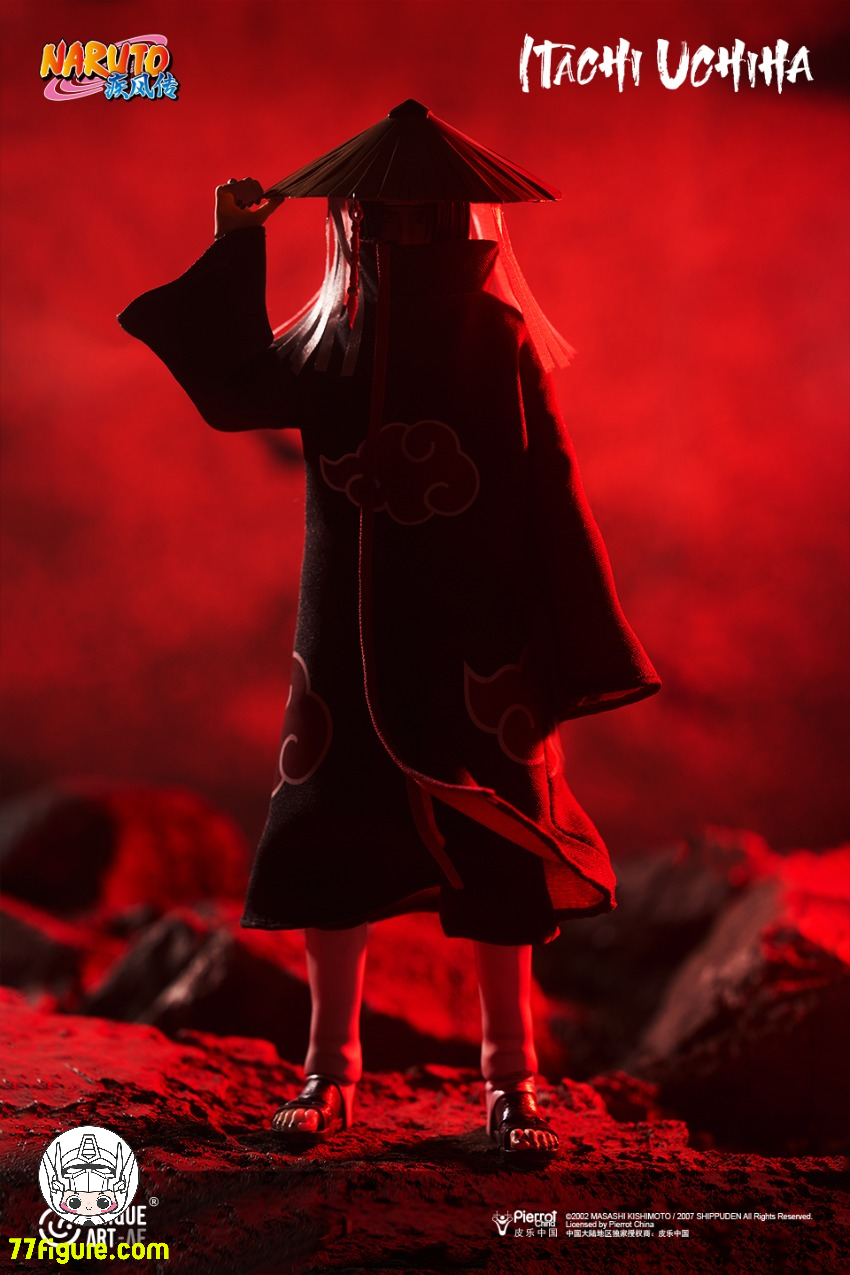 【予約商品】Unique Art 1/12 NARUTO -ナルト 疾風伝 うちはイタチ Play Ver. 塗装済み可動フィギュア