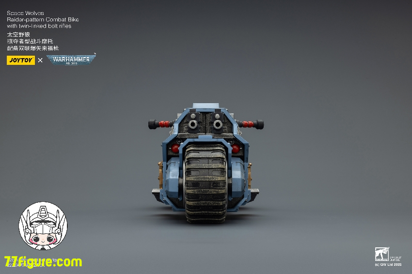 【予約商品】ジョイトイ JoyToy Source 1/18 『ウォーハンマー40K』スペースウルフ レイダーパターン コンバットバイク ツインリンクド・ボルトライフル付き