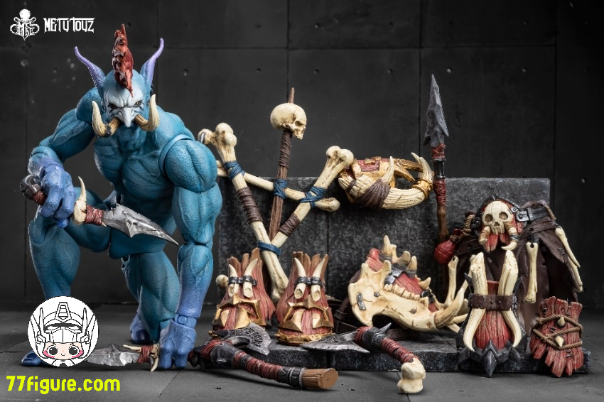 【予約商品】Mety Toyz 1/10 冒険者の世界 蛮族鬼神狩者 森金 塗装済み可動フィギュア
