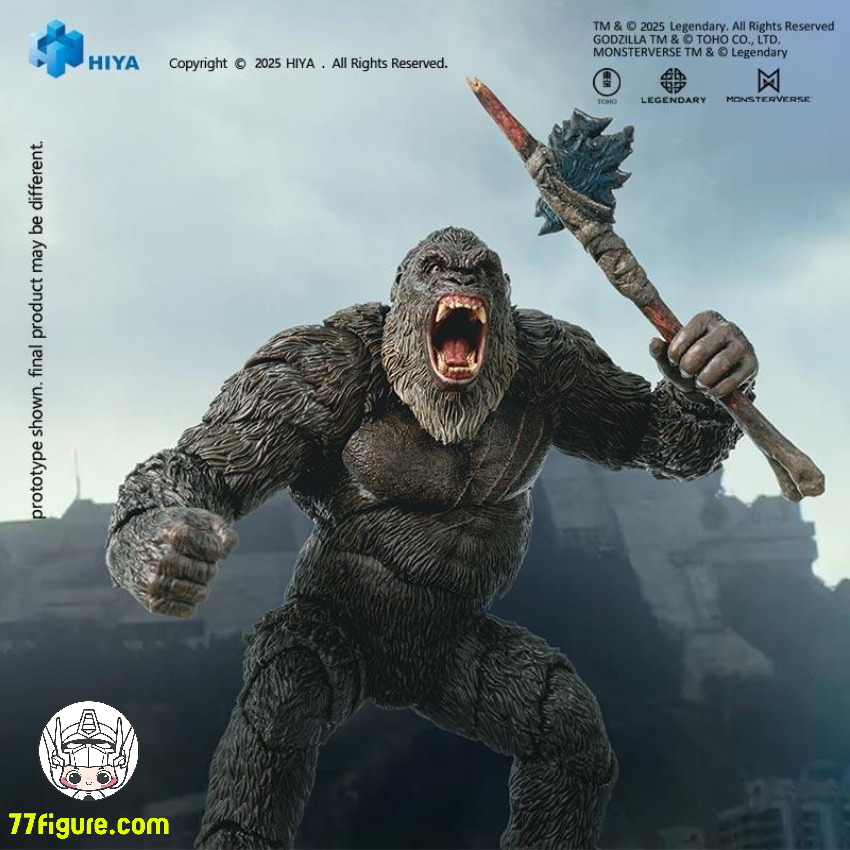 【予約商品】Hiya Toys EBG0241 Exquisite Basic シリーズ ゴジラ VS. コング コング2.0 塗装済み可動フィギュア