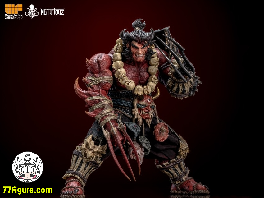 【予約商品】Mety Toyz 1/10  鬼滅修羅  滝川 紅鬼武士 WF2025 限定版 塗装済み可動フィギュア