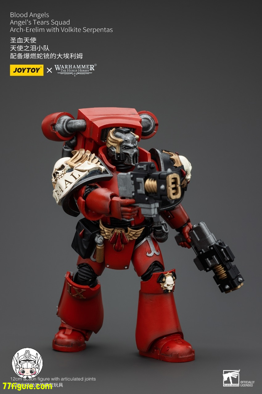 【先行販売】ジョイトイ JoyToy Source 1/18 『ウォーハンマー ホルスの異端』ブラッド エンジェル 天使の涙 部隊 アーチエレリム ヴォルカイト サーペンタス付き 塗装済み可動フィギュア