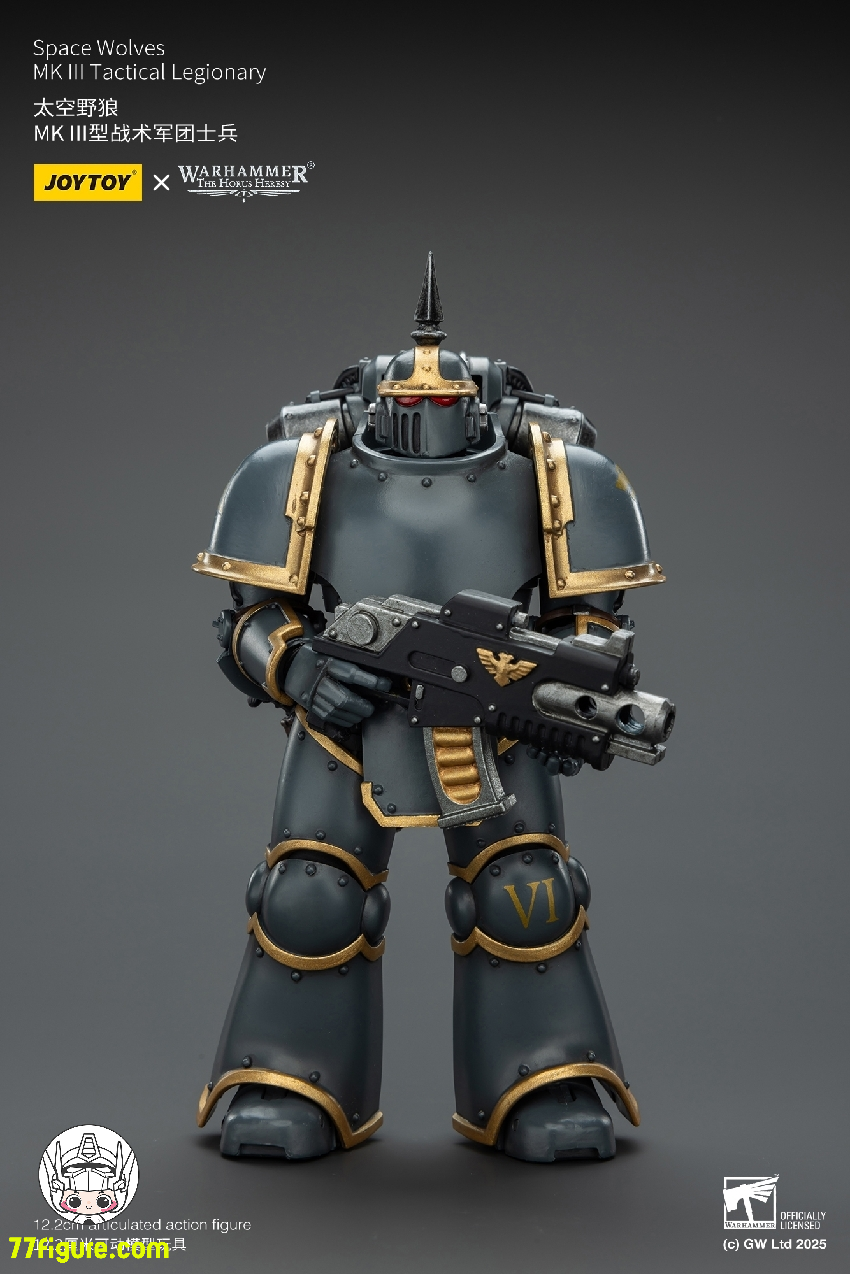 【予約商品】ジョイトイ JoyToy Source 1/18 『ウォーハンマー ホルスの異端』スペース ウルフ MK III タクティカル レギオナリー 塗装済み可動フィギュア