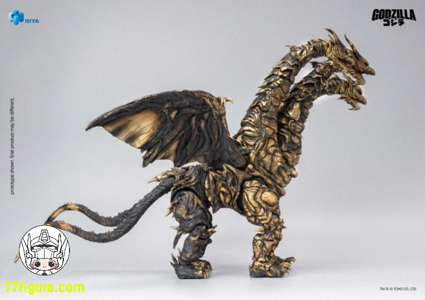 【予約商品】Hiya Toys EBG0290 Exquisite Basic ゴジラ FINAL WARS カイザー ギドラ 塗装済み可動フィギュア