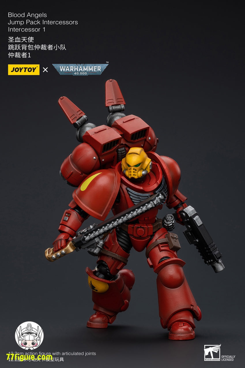 【品切れ】ジョイトイ JoyToy Source 1/18 『ウォーハンマー40K』 ブラッド エンジェルズ ジャンプパック仲裁者 仲裁者1 塗装済み可動フィギュア