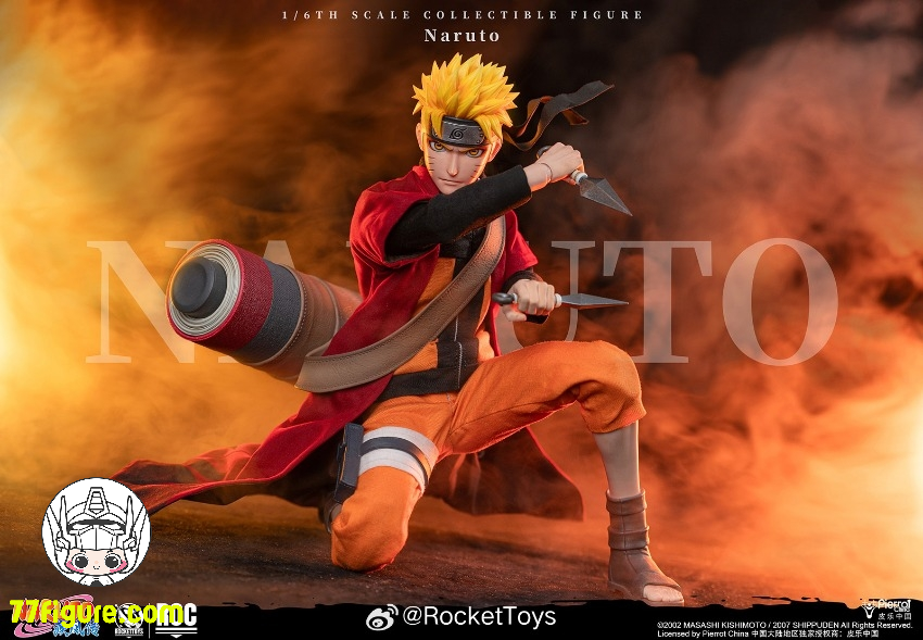 【予約商品】Rocket Toys 1/6 公式公認 『NARUTO -ナルト-』うずまき ナルト 仙人モード &  オプションパーツセット 塗装済み可動フィギュア
