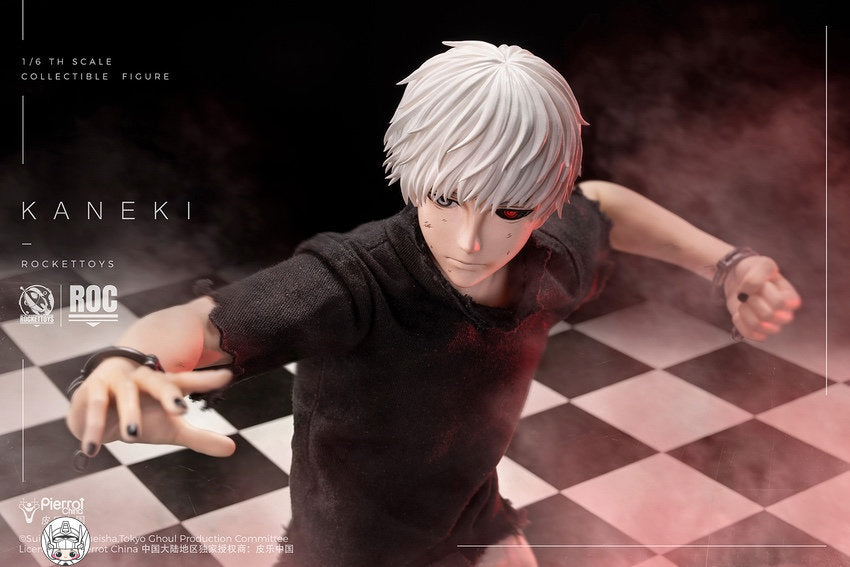 【予約商品】Rocket Toys 1/6『東京喰種トーキョーグール』金木研 覚醒Ver. 塗装済み可動フィギュア