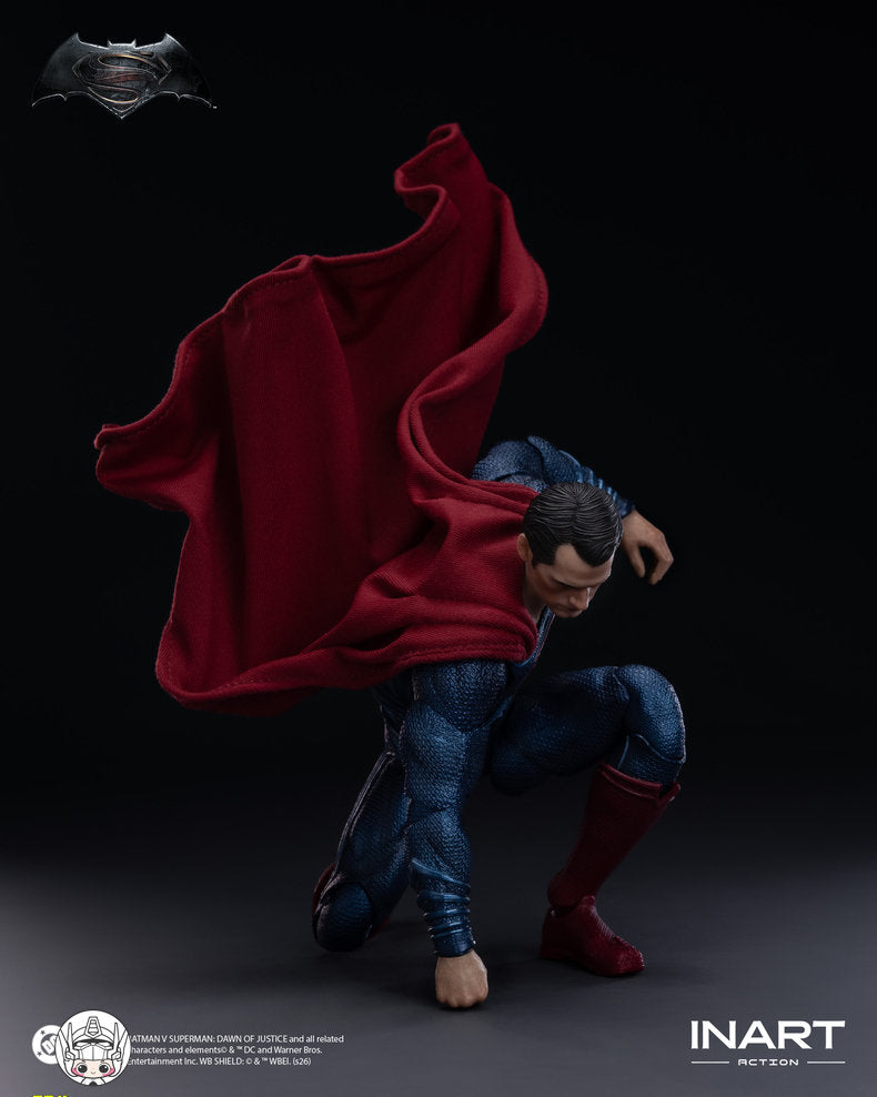 【予約商品】INART 1/12 HG M0005『バットマン vs スーパーマン：ジャスティスの誕生』スーパーマン 塗装済み可動フィギュア