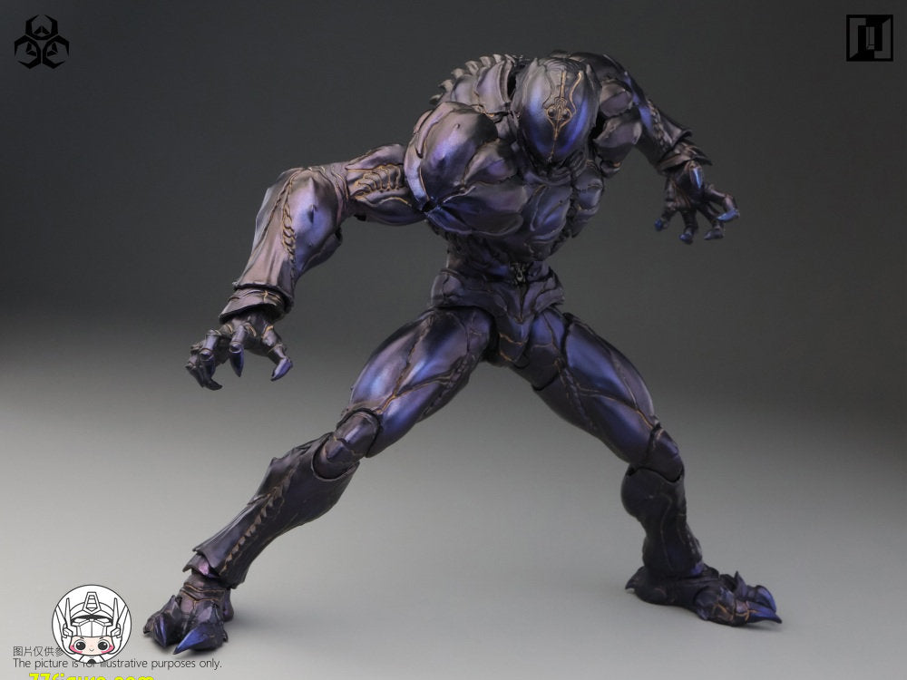 【予約商品】Mirrfig 1/12 MF004-B エボリューショナリー・バトルフィールド：プレイグ ゴーストパープル 塗装済み可動フィギュア