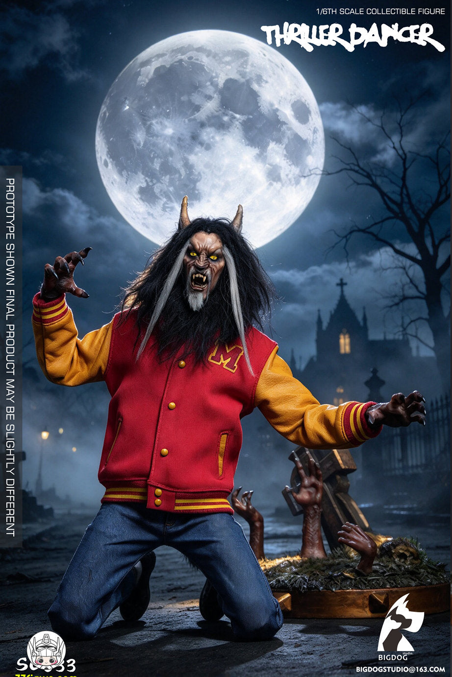 【予約商品】BIGDOG STUDIO 1/6 スリリング・ウェアウルフ 塗装済み可動フィギュア