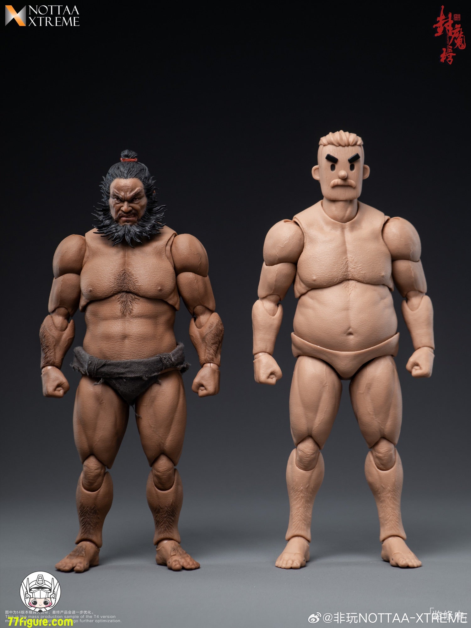 NOTTAA XTREME 1/12 封魔榜 天殺星・李逵 塗装済み可動フィギュア