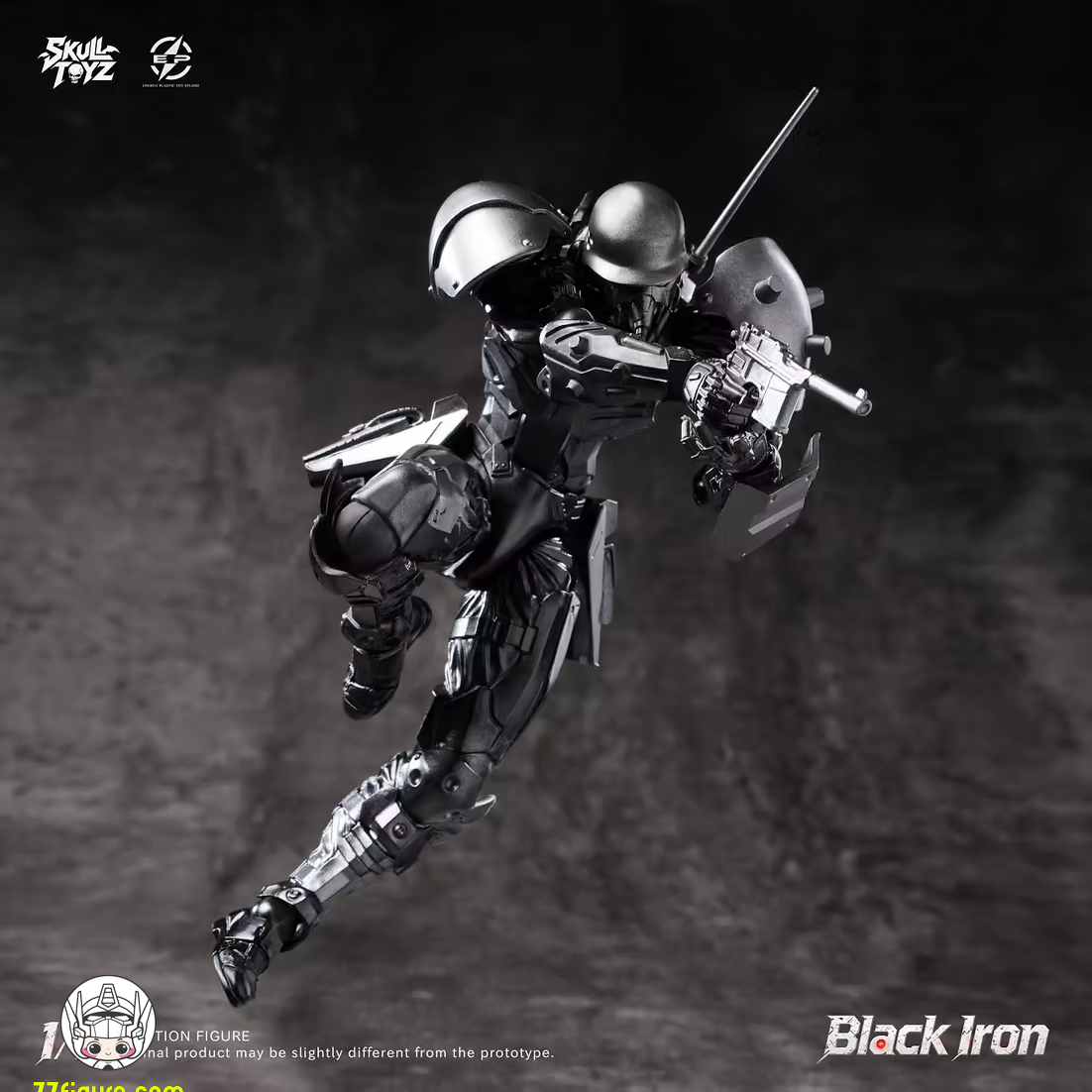 【予約商品】Skull Toyz x Snake 1/12 ブラックアイアン クラシック・チーム 塗装済み可動フィギュア