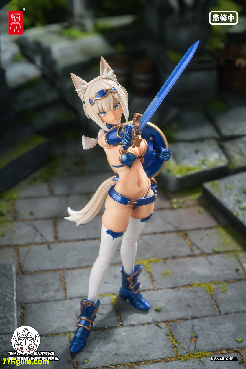 【予約商品】蝸之殻(スネイルシェル) 1/12 RPG-05 勇者 迅狼ウルフ 塗装済み可動フィギュア