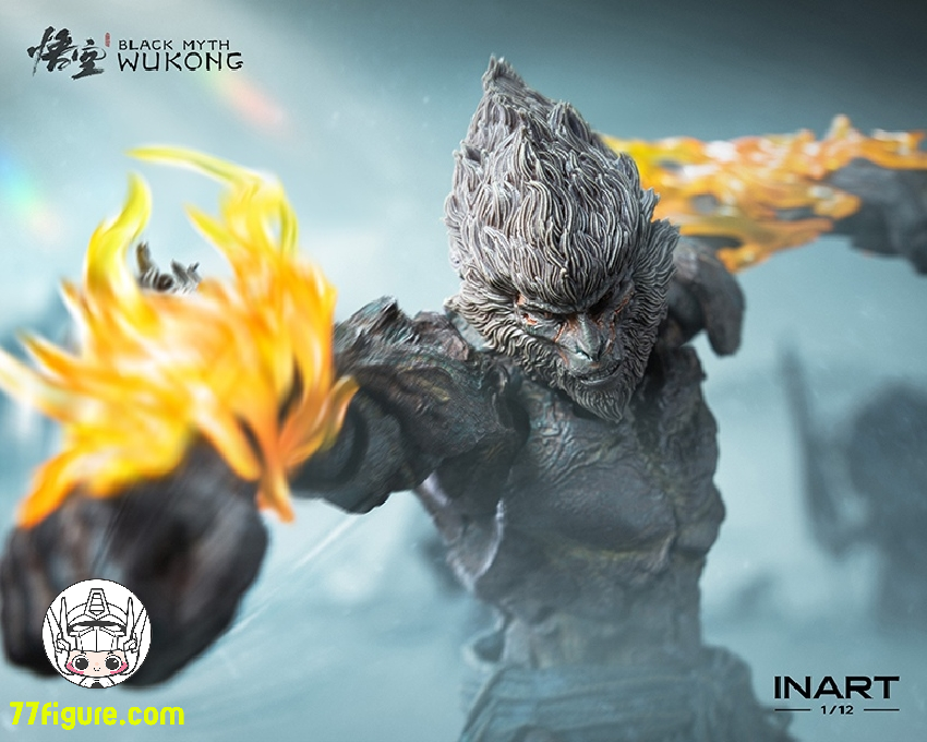 【予約商品】INART 1/12 MAG G0004 ブラックマソン 悟空・石猿 塗装済み可動フィギュア