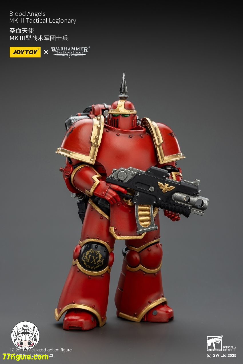 【予約商品】ジョイトイ JoyToy Source 1/18 『ウォーハンマー ホルスの異端』ブラッド エンジェルス MK III タクティカル レギオナリー 塗装済み可動フィギュア